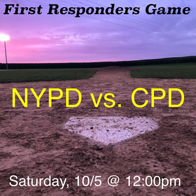 First Responders Game at the Field of Dreams Movie Site