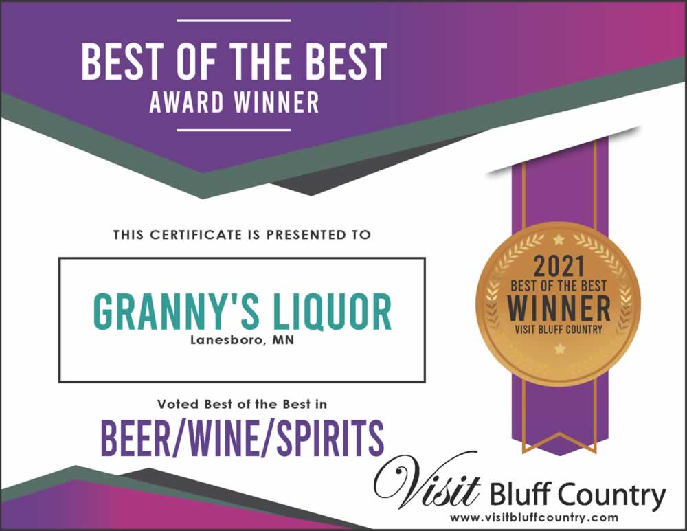 The Best Beer Wine and Spirit store in Bluff Country