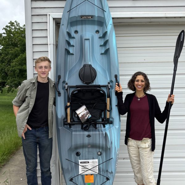 First Kayak winner of the 2025 Summer