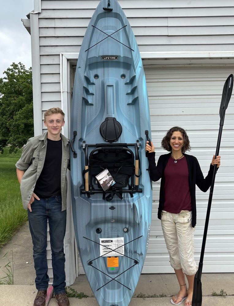 First Kayak winner of the 2025 Summer